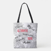 Tote Bag Élégant, élégant et moderne, respectueux de la Ter (Dos)