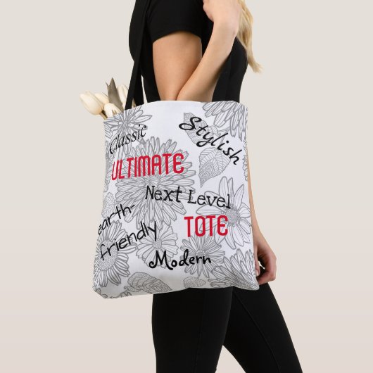 Tote Bag Élégant, élégant et moderne, respectueux de la Ter (De près)