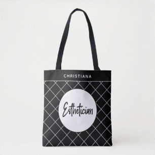 Tote Bag Elégant Esthéticien Beauticien Personnalisé
