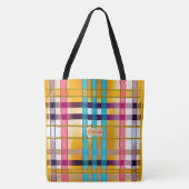 Tote Bag Élégant et branché Summer Plaid Wexford (Devant)