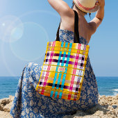 Tote Bag Élégant et branché Summer Plaid Wexford