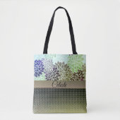 Tote Bag Élégant Floral Customisé (Devant)