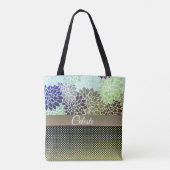 Tote Bag Élégant Floral Customisé (Dos)