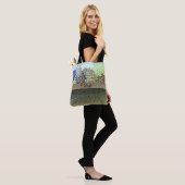 Tote Bag Élégant Floral Customisé (Sur le modèle)