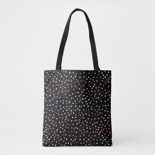 Tote Bag Elégant Iridescente Parties scintillant points Des (Devant)