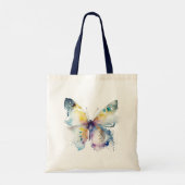Tote Bag Elegant Live Laugh Love Butterflies (Dos)