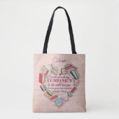 Tote Bag Élégant livre Anniversaire de l'amour Shakespeare  (Devant)