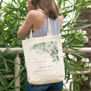 Tote Bag Elégant Mariage de feuillage de Ferne Eucalyptus