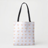 Tote Bag Elégant Mignonne Mouton Rose Avec Nuages Motif (Devant)
