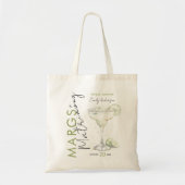 Tote Bag Elegant Modern Margs et mariage Shower de Fiançail (Devant)