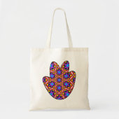 Tote Bag Élégant motif floral Abstrait (Devant)
