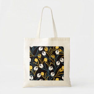 Tote Bag Élégant motif floral de Tulipe
