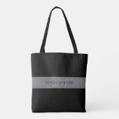 Tote Bag Élégant nom d'entreprise/autre texte de script mod (Dos)