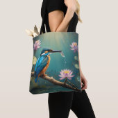 Tote Bag Élégant oiseau de martin-pêcheur (De près)
