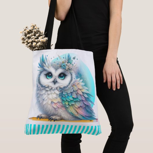 Tote Bag Elegant Owl Fourre-tout (De près)
