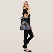 Tote Bag élégant paon (Sur le modèle)