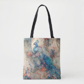 Tote Bag Elégant Peacock (Devant)