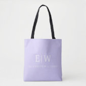 Tote Bag Élégant professionnel simple Monogramme minimalist (Devant)