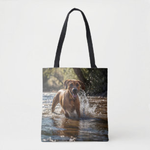 Tote Bag Élégant Rhodesian Ridgeback Shoulder Fourre-tout