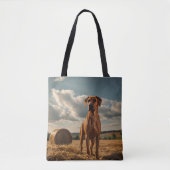 Tote Bag Élégant Rhodesian Ridgeback Shoulder Fourre-tout (Devant)