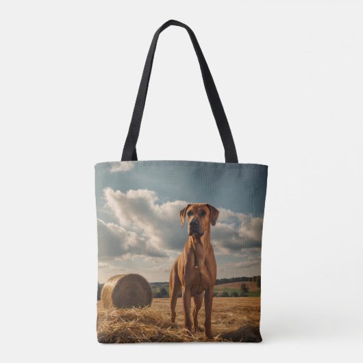 Tote Bag Élégant Rhodesian Ridgeback Shoulder Fourre-tout (Dos)