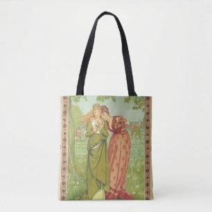 Tote Bag Élégant Romantique Vintage Saint-Valentin, Ère Vic