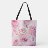 Tote Bag Élégant rose rose rose rose pâle (Devant)
