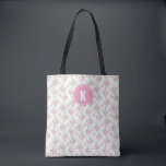 Tote Bag Élégant rose Roses Fleurs Motif Monogramme<br><div class="desc">Portez l'élégance partout où vous allez avec l'élégant Motif de fleurs Roses Roses Rose Sac fourre-tout Monogram. Orné de roses roses douces dans un design floral intemporel, ce fourre-tout élégant ajoute une touche féminine à toute tenue. Le détail monogramme personnalisé en fait un détail unique, tandis que l'intérieur spacieux offre...</div>