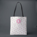 Tote Bag Élégant rose Roses Fleurs Motif Monogramme<br><div class="desc">Portez l'élégance partout où vous allez avec l'élégant Motif de fleurs Roses Roses Rose Sac fourre-tout Monogram. Orné de roses roses douces dans un design floral intemporel, ce fourre-tout élégant ajoute une touche féminine à toute tenue. Le détail monogramme personnalisé en fait un détail unique, tandis que l'intérieur spacieux offre...</div>