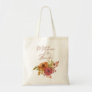 Tote Bag Elégant Rustic Fall Floral Mère de la mariée