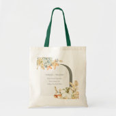 Tote Bag Elégant Rustique Citrouille d'automne Arch Mariage (Devant)