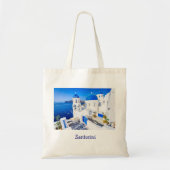 Tote Bag Elégant Santorin Grèce Pittoresque (Devant)
