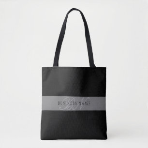 Tote Bag Élégant script modifiable Nom commercial/autre tex
