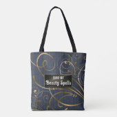 Tote Bag Élégant texte personnalisable prospère (Dos)