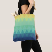 Tote Bag Elégant triangle abstrait ombre Motif (De près)