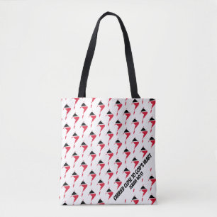 Tote Bag Élégant TRINIDAD TOBAGO DRAPEAU Écriture chrétienn