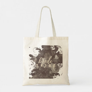 Tote Bag Élégant Typographie Bohème Chic Fleurie Enterremen