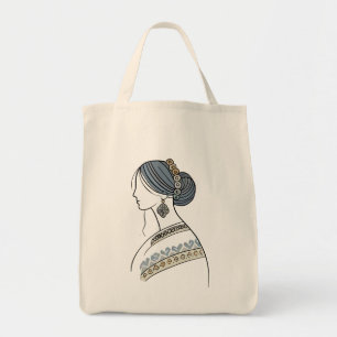 Tote Bag Élégant ukrainien Folk Art épicerie Fourre-tout