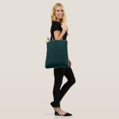 Tote Bag élégant vert foncé (Sur le modèle)
