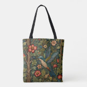 Tote Bag Elégant vintage colibri art boho chic (Dos)