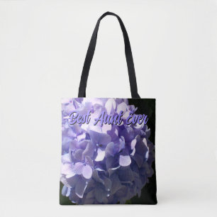 Tote Bag Élégant violet Hydrangea fleurs pourpres meilleur 