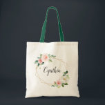Tote Bag Élégante Bridesmaid Floral Flush<br><div class="desc">Elégante Coupe Flush Géométrique Cadre Bridesmaid Favor Sac fourre-tout. (1) Pour plus de personnalisation,  cliquez sur le lien "customiser plus loin" et utilisez notre outil de conception pour modifier ce modèle. (2) Si vous avez besoin d'aide ou d'articles correspondants,  veuillez me contacter.</div>