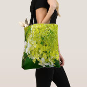 Tote Bag Élégante Chartreuse Vert Limelight Hydrangea (De près)