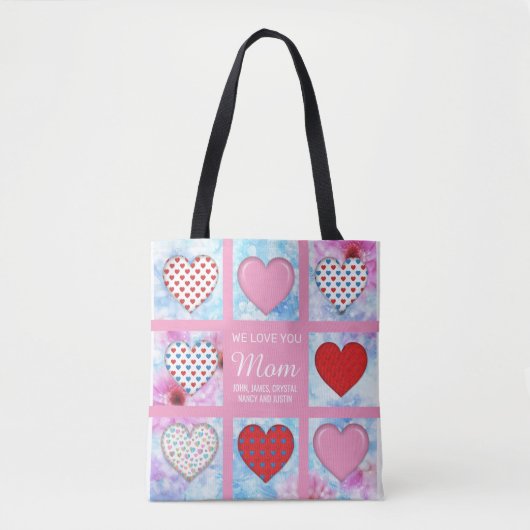 Tote Bag Elégante conception de la Fête des Mères Minimalis (Devant)