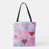 Tote Bag Elégante conception de la Fête des Mères Minimalis (Dos)