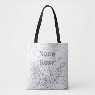Tote Bag Elégante Confetti Fourre-tout personnalisée en arg