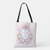 Tote Bag Élégante crête florale | Future Mme (Dos)