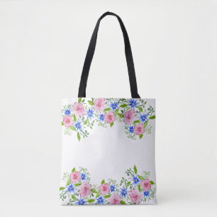 Tote Bag Elégante décoration florale motif
