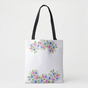 Tote Bag Elégante décoration florale motif