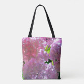 Tote Bag Elégante douce rose floral belle hydrangée rose (Dos)